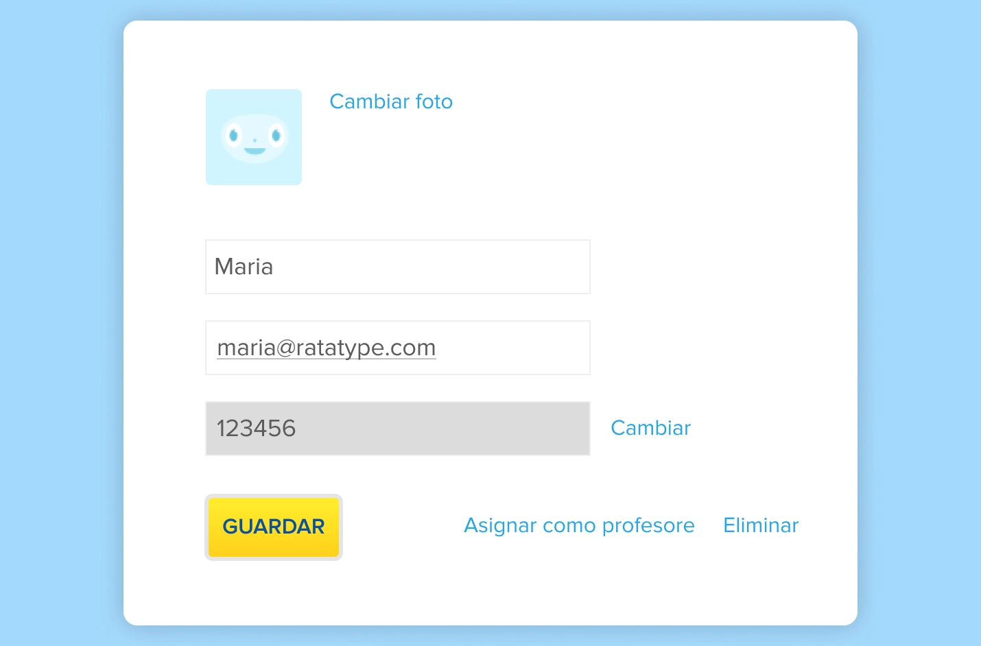 ¿Cómo pasar las contraseñas a los estudiantes?